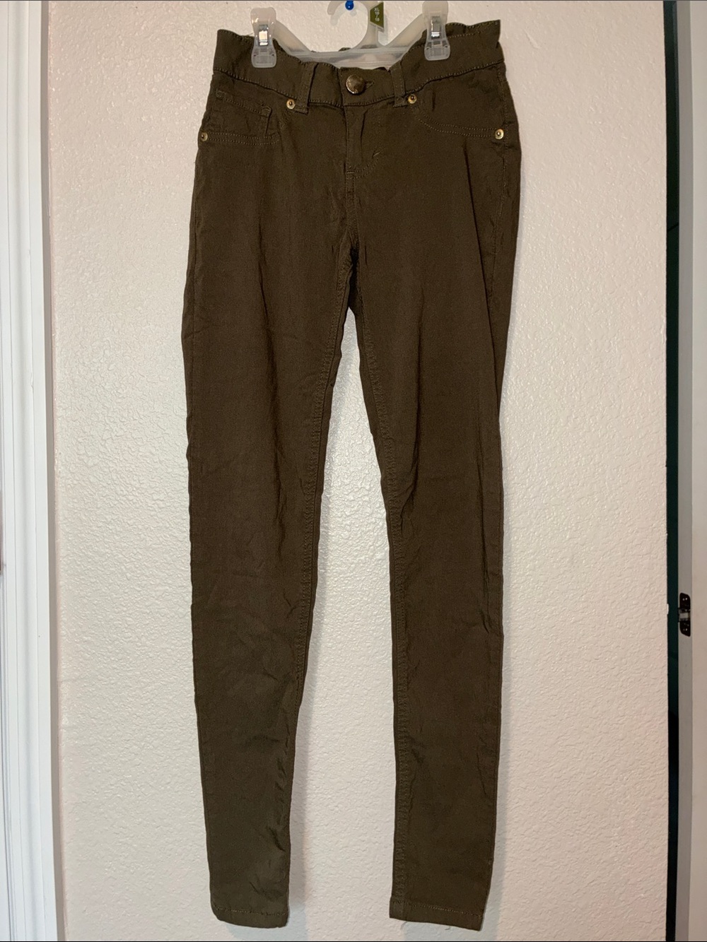 No Boundaries Skinny Jeans - Green